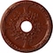 Ekena Millwork Antioch Ceiling Medallion (Fits Canopies up to 3 1/2"), 18"OD x 3 1/2"ID x 1 3/8"P, Firebrick CM18SEFIF - alternate 1